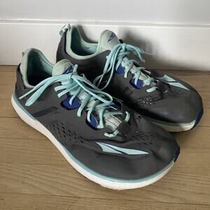 Altra Kayenta Zero Drop Lace Up Road Running Shoes Gray Blue Womens Size 7.5